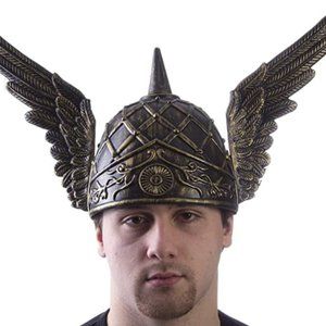 Men's Winged Helmet
